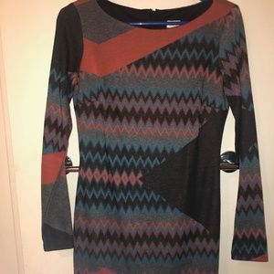 Cache Size 4 Zipper Back Dress